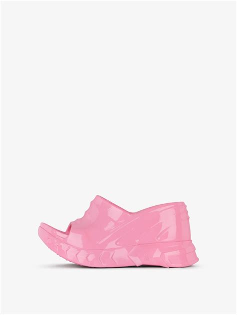 givenchy women's marshmallow wedge sandals stores|givenchy pink jelly sandals.